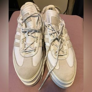 IVY PARK adidas platform sneakers white/cream